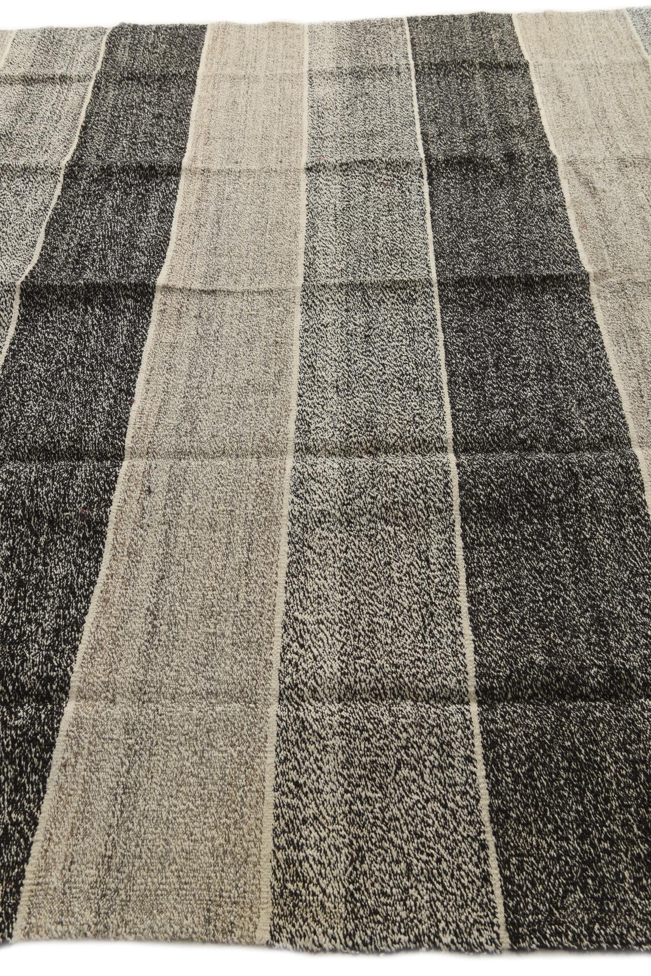 8' 3 x 9' 5 Hand Woven Kilim Modern Wool Rug
