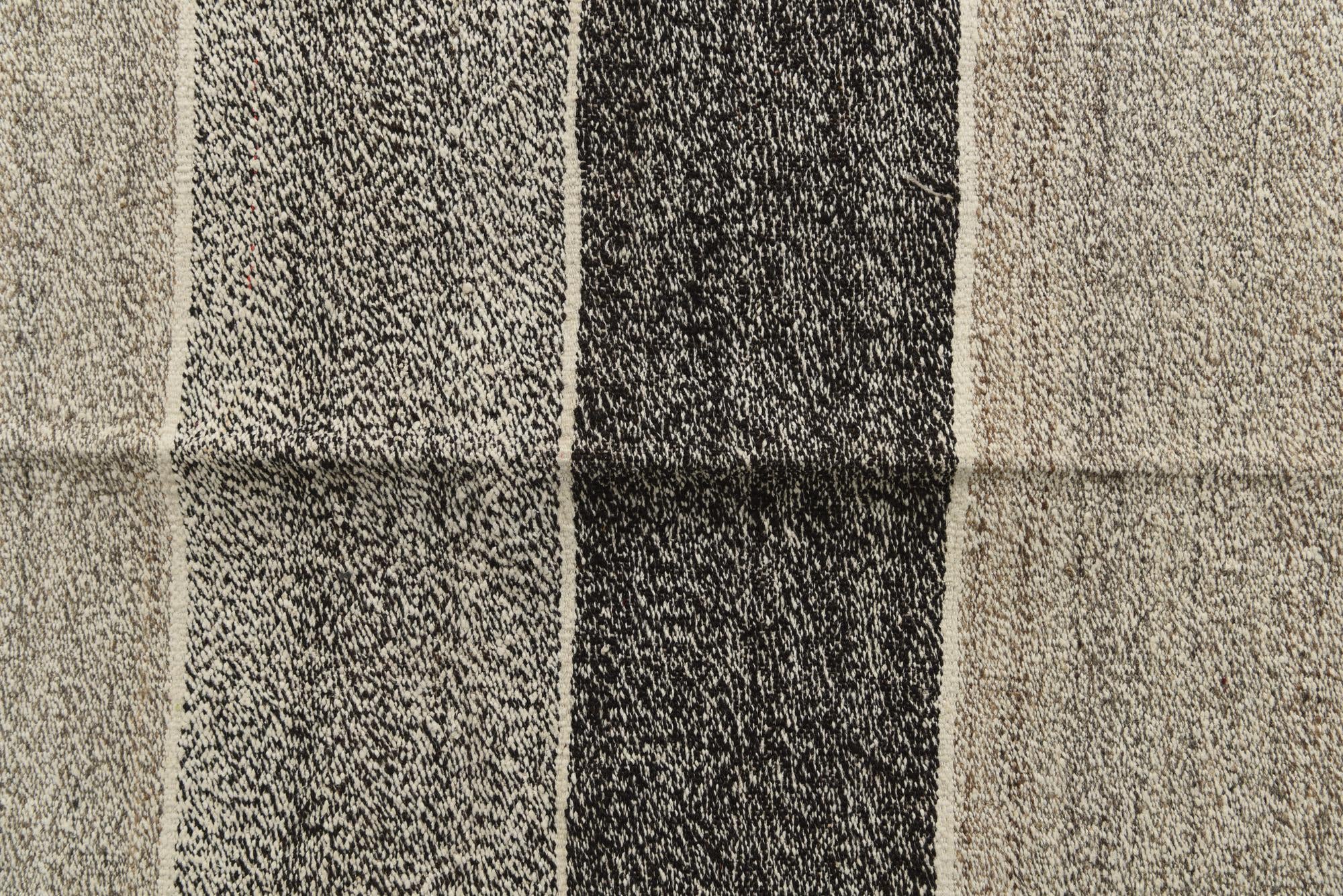 8' 3 x 9' 5 Hand Woven Kilim Modern Wool Rug