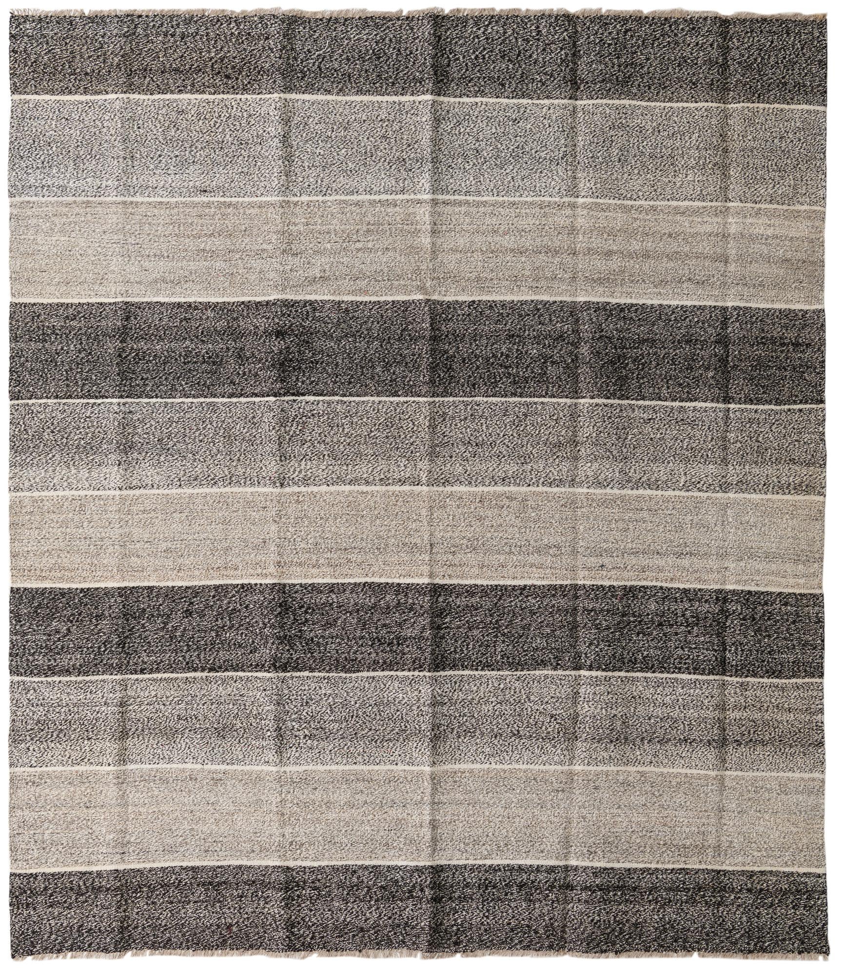 8' 3 x 9' 5 Hand Woven Kilim Modern Wool Rug