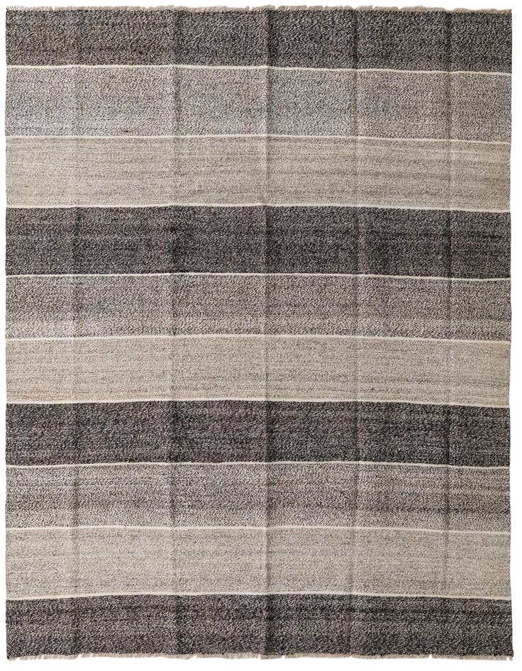 Detail image of 8' 3 x 9' 5 Hand Woven Kilim Modern Wool Rug