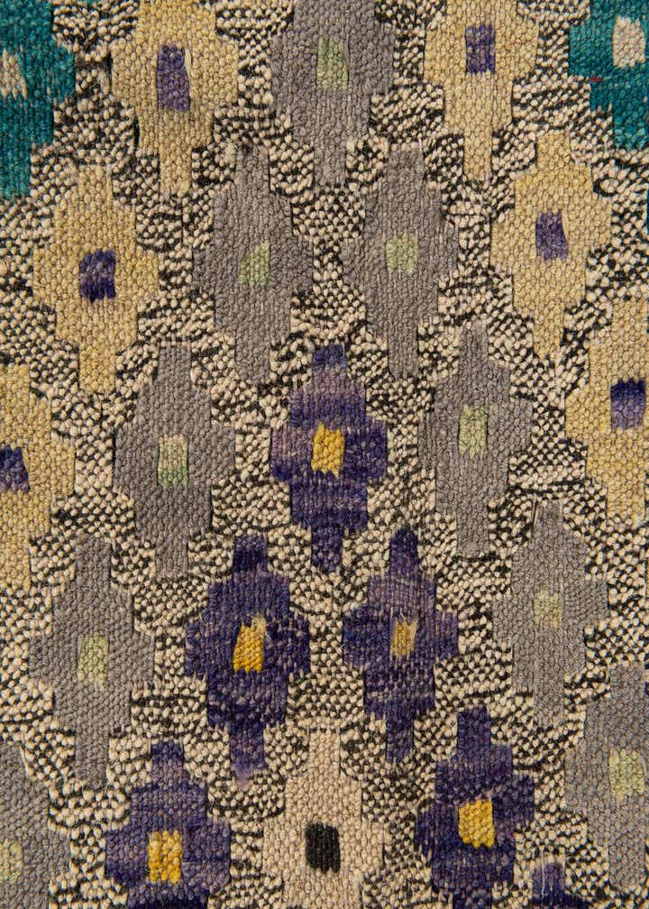 6' 4 x 7' 8 Hand Knotted Kilim Modern Wool Rug