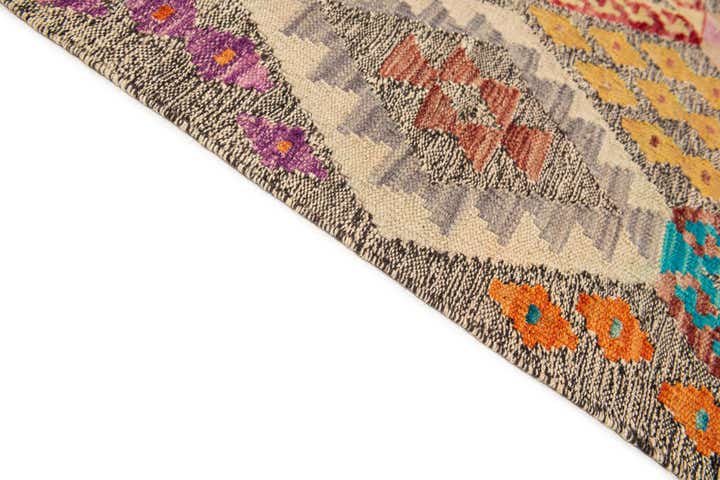7' x 9' 10 Hand Woven Kilim Modern Wool Rug