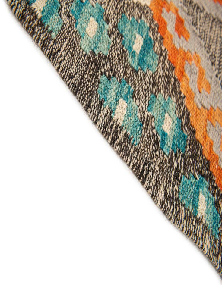 Detail image of 6' 3 x 8' 2  Hand Knotted Kilim Modern Wool Rug