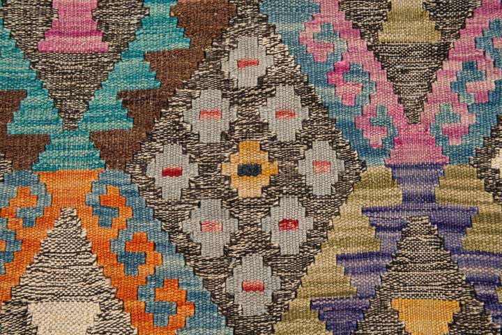 6' 3 x 8' 2 Hand Knotted Kilim Modern Wool Rug