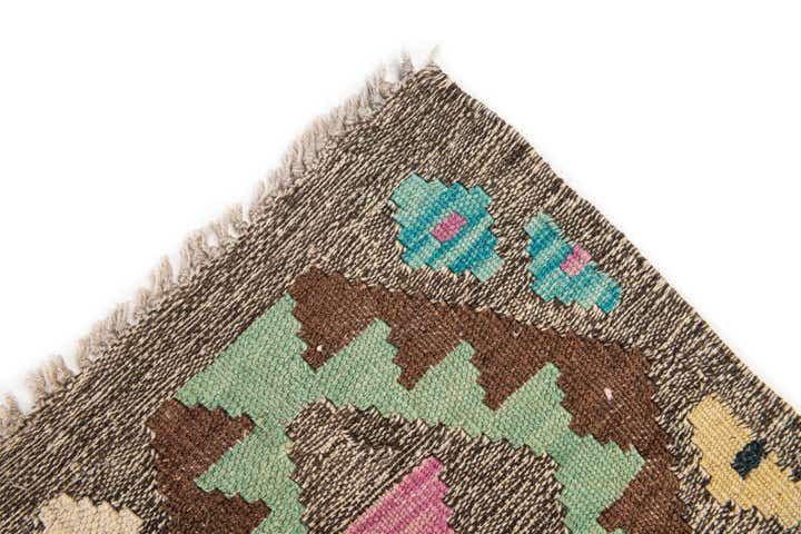 6' 3 x 8' 2 Hand Knotted Kilim Modern Wool Rug