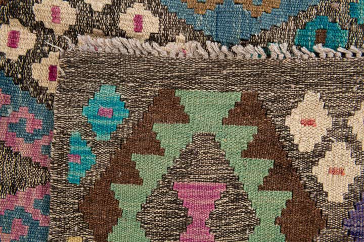 6' 3 x 8' 2 Hand Knotted Kilim Modern Wool Rug