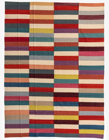 8' 3 x 11' 3 Hand Woven Kilim Modern Wool Rug