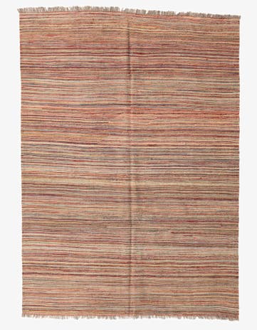 5' 8 x 7' 10 Hand Woven Kilim Modern Wool Rug