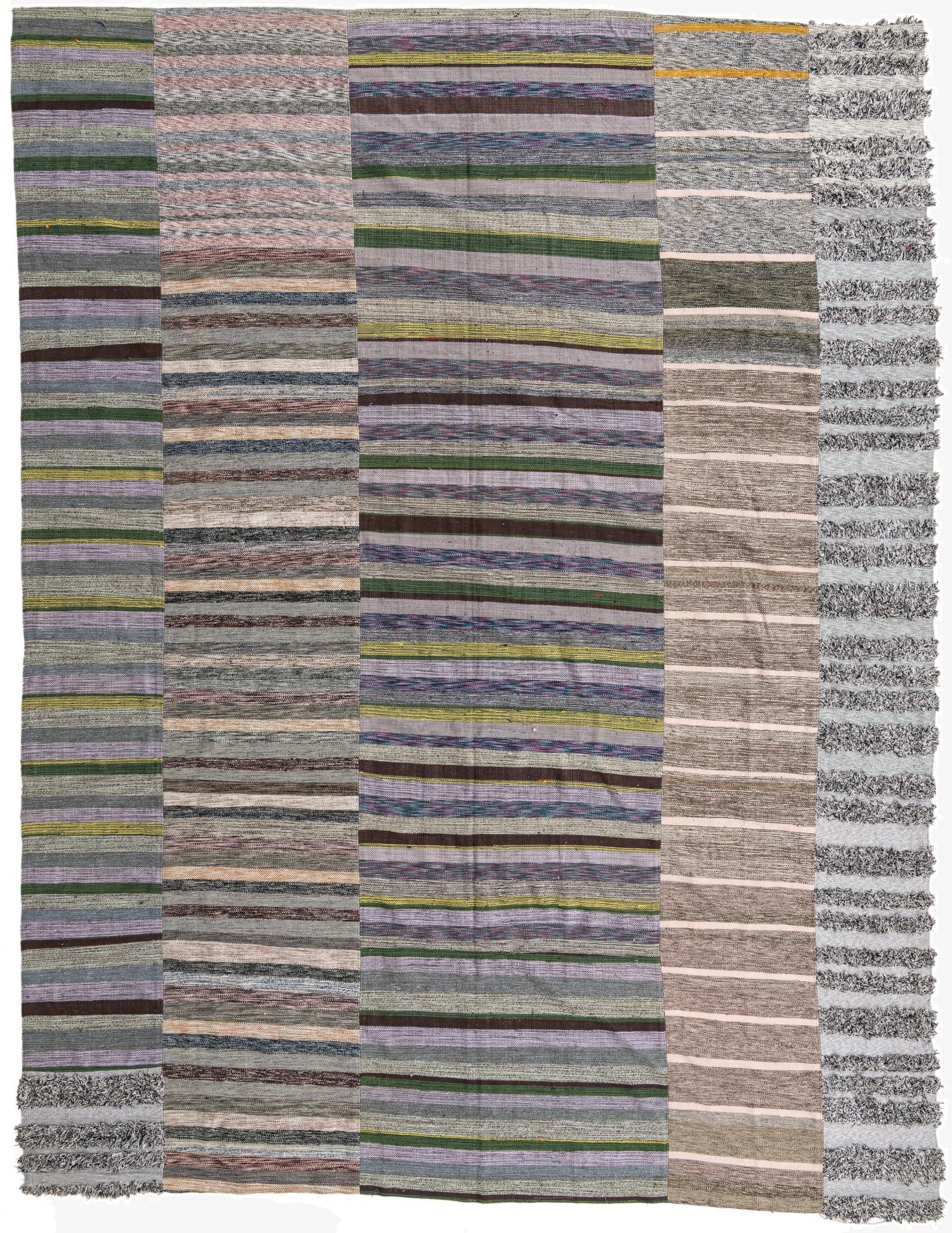 275cm x 365cm  Hand Woven Kilim Modern Wool Rug