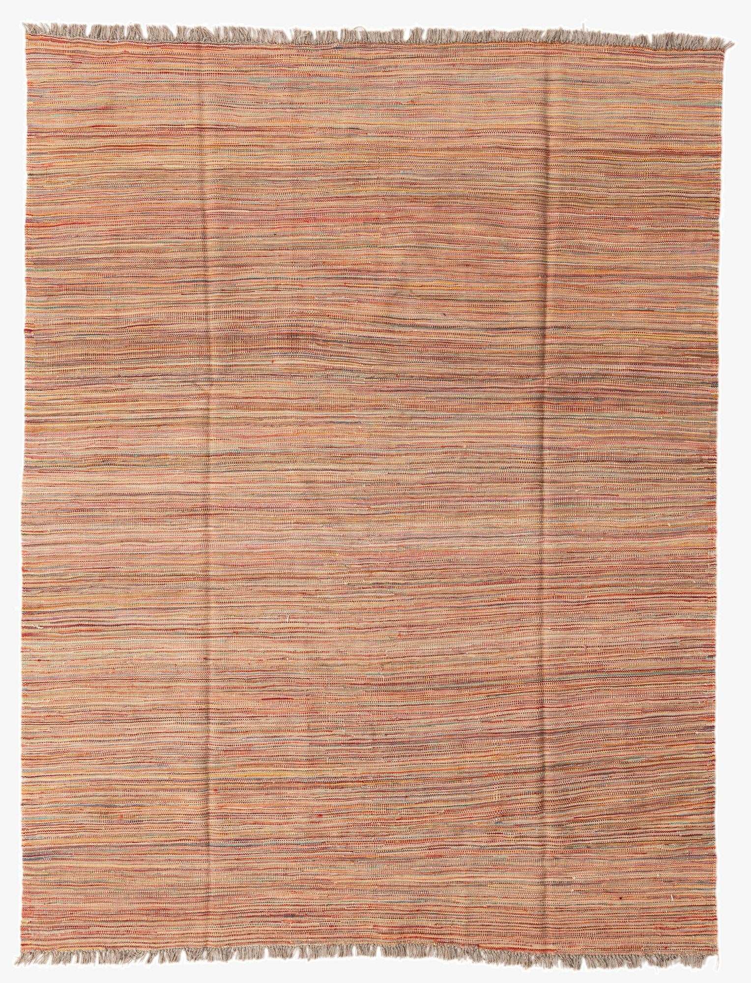 6' 1 x 7' 11  Hand Woven Kilim Modern Wool Rug