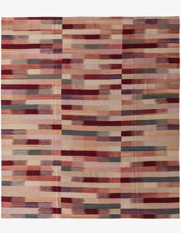8' 3 x 9' 6 Hand Woven Kilim Modern Wool Rug