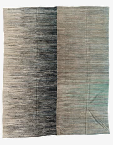 7' 10 x 9' 6 Hand Woven Kilim Modern Wool Rug