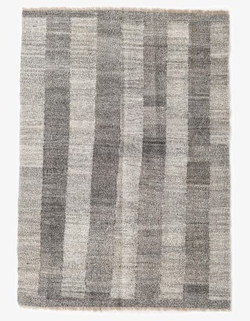 4' 9 x 6' 9 Hand Woven Kilim Modern Wool Rug
