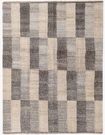 4' 10 x 6' 4 Hand Woven Kilim Modern Wool Rug