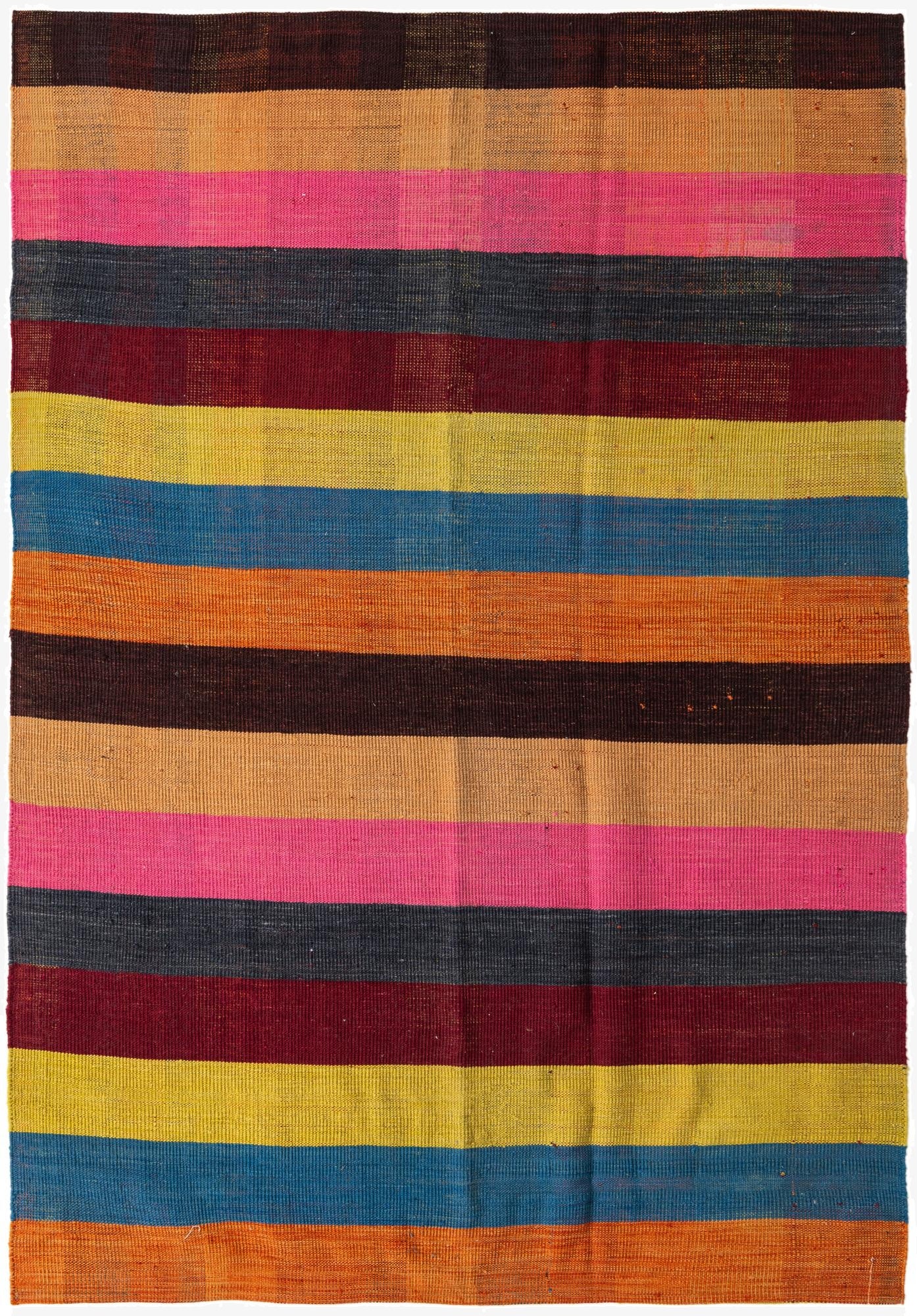 5' 8 x 8' 1  Hand Woven Kilim Modern Wool Rug