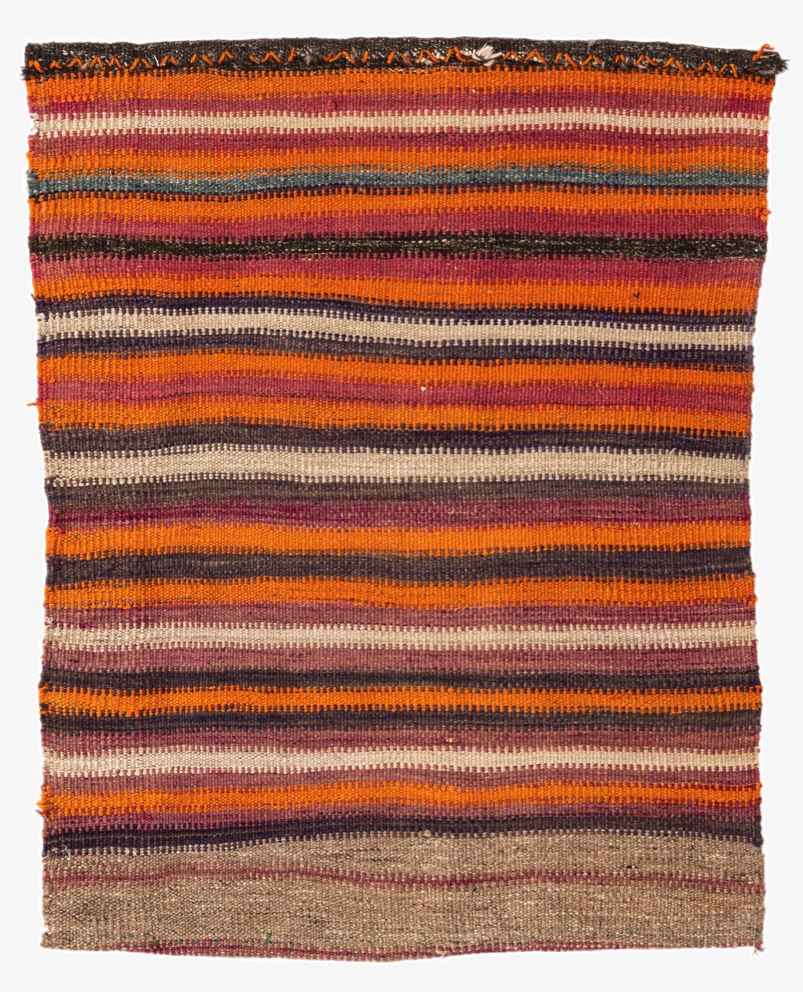2' 8 x 3' 6  Hand Woven Kilim Modern Wool Rug