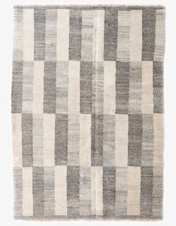 6' 10 x 9' 6 Hand Woven Kilim Modern Wool Rug