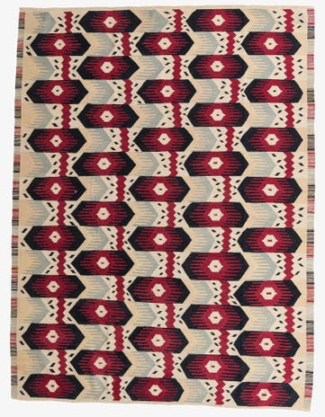 8' 9 x 11' 6 Hand Woven Kilim Modern Wool Rug