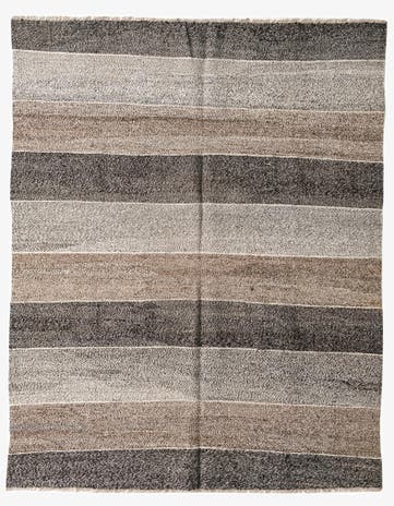 7' 3 x 9' Hand Woven Kilim Modern Wool Rug