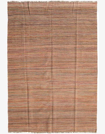 5' 5 x 8' Hand Woven Kilim Modern Wool Rug
