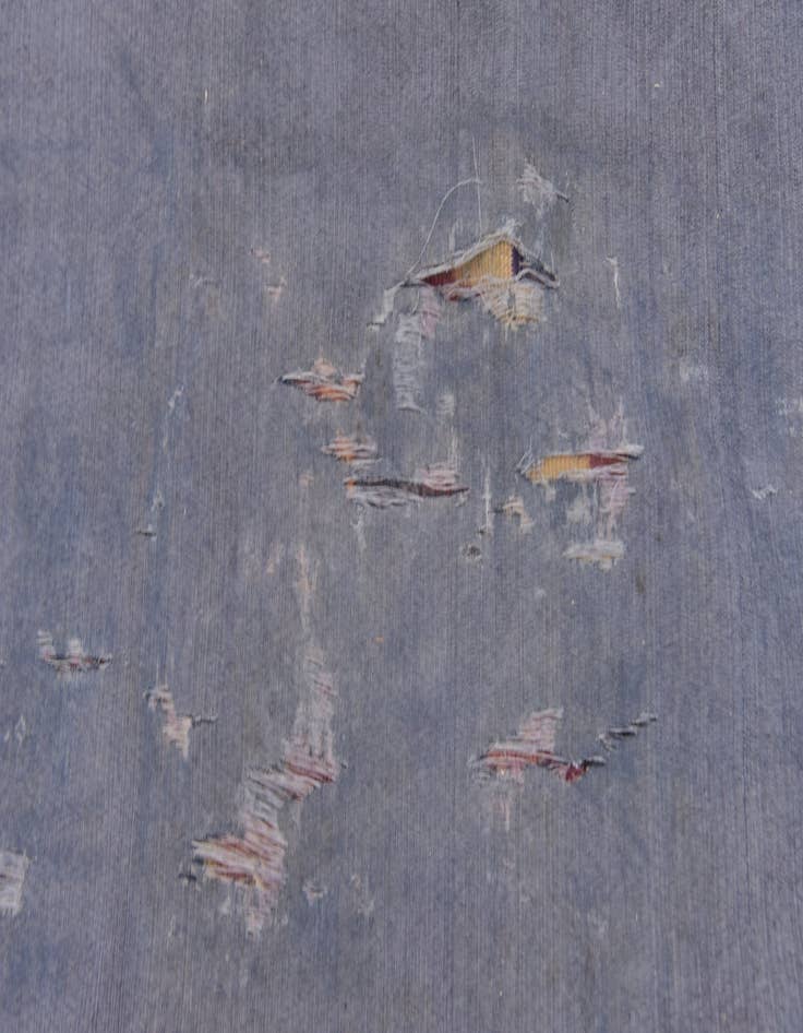 Detail image of 7' x 9' 8  Hand Woven Kilim Patchwork Wool Rug