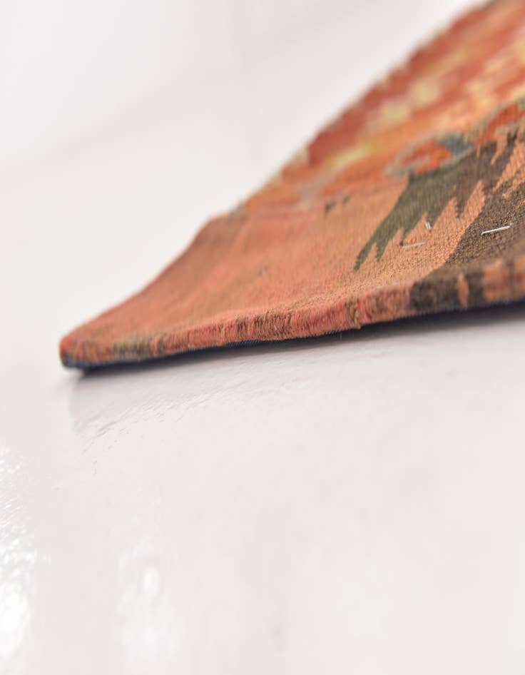 Detail image of 6' 6 x 8' Hand Woven Kilim Patchwork Wool Rug