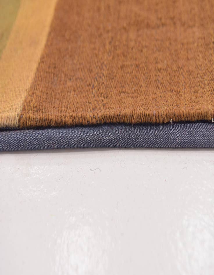 Detail image of 12' 5 x 15'  Hand Woven Kilim Patchwork Wool Rug