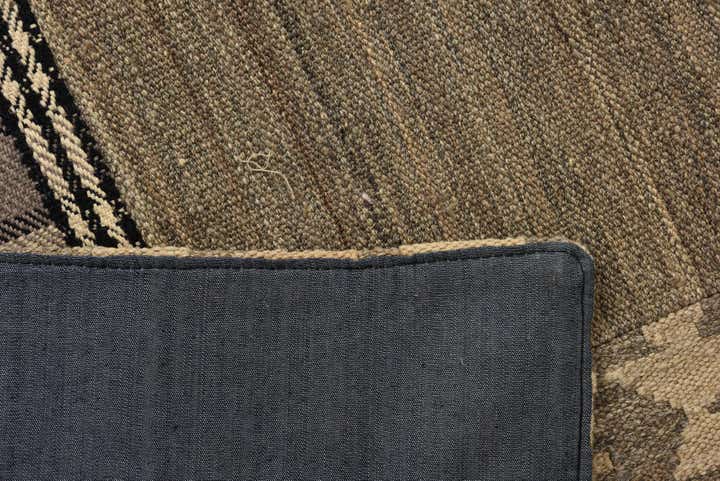 6' 8 x 9' 11 Hand Woven Kilim Patchwork Wool Rug