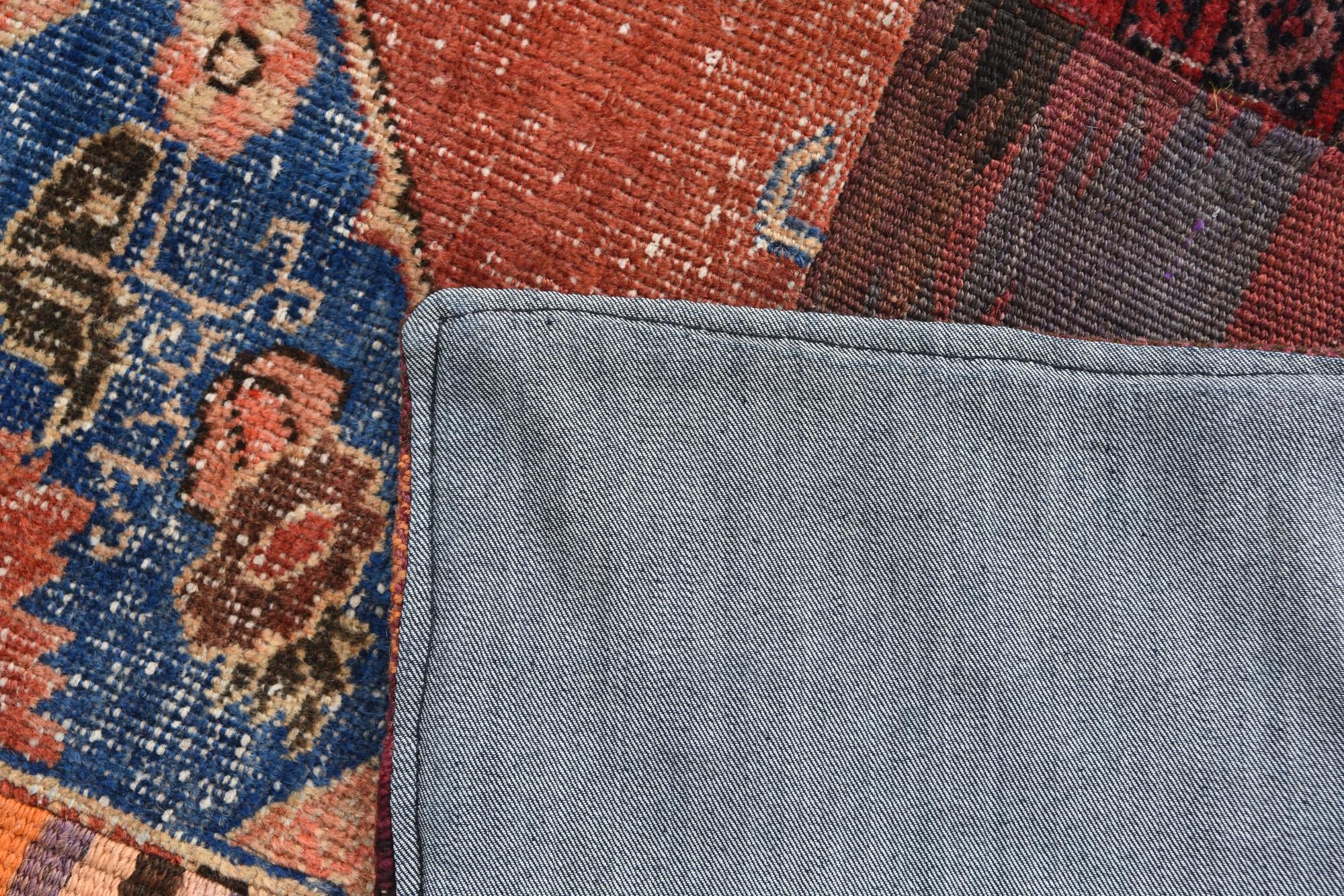 5' x 6' 8 Hand Woven Kilim Patchwork Wool Rug