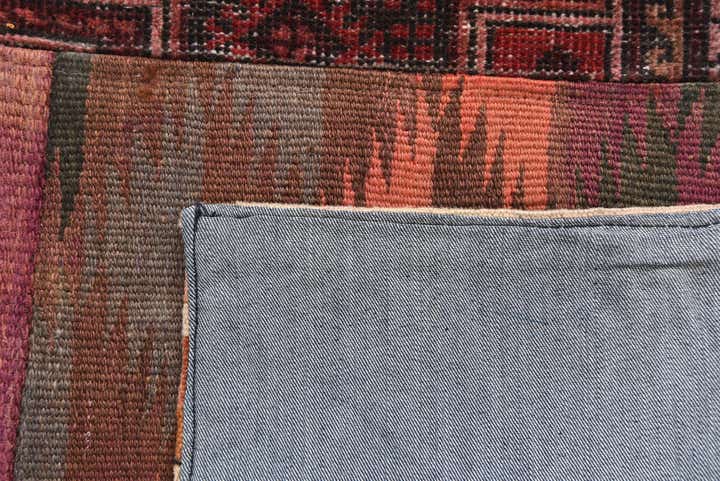 3' 7 x 5' 2 Hand Woven Kilim Patchwork Wool Rug