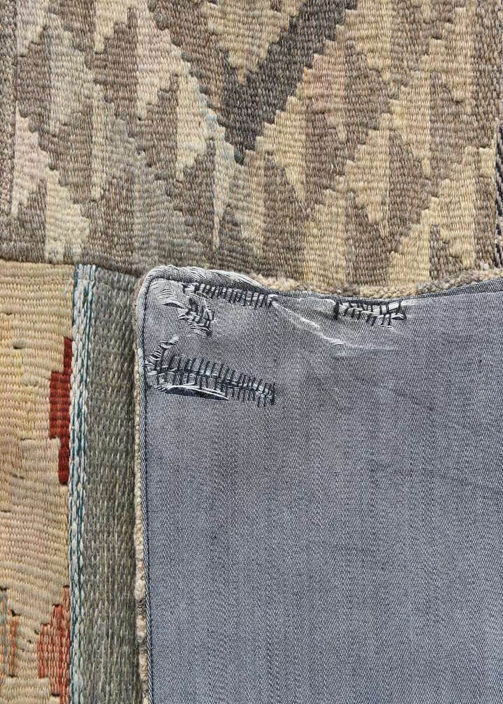 6' 4 x 10' Hand Woven Kilim Patchwork Wool Rug