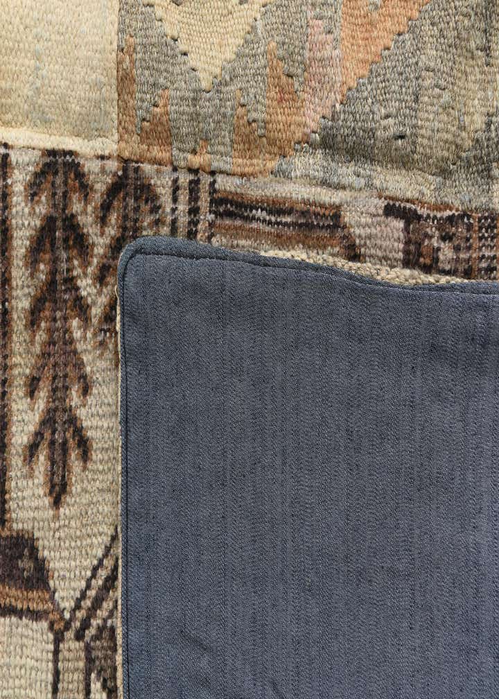 6' 8 x 9' 8 Hand Woven Kilim Patchwork Wool Rug