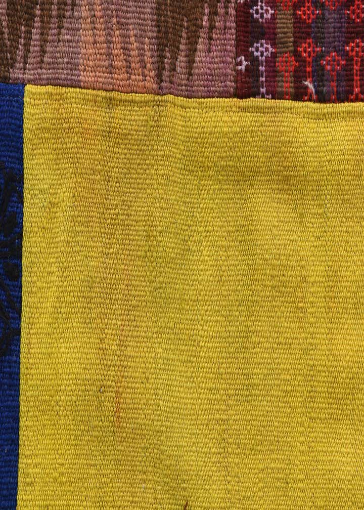 6' 8 x 10' Hand Woven Kilim Patchwork Wool Rug