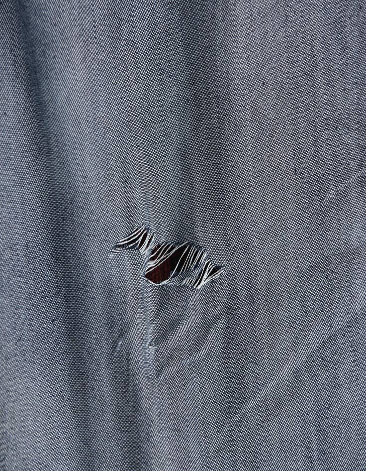 Detail image of 6' x 9' 8  Hand Woven Kilim Patchwork Wool Rug