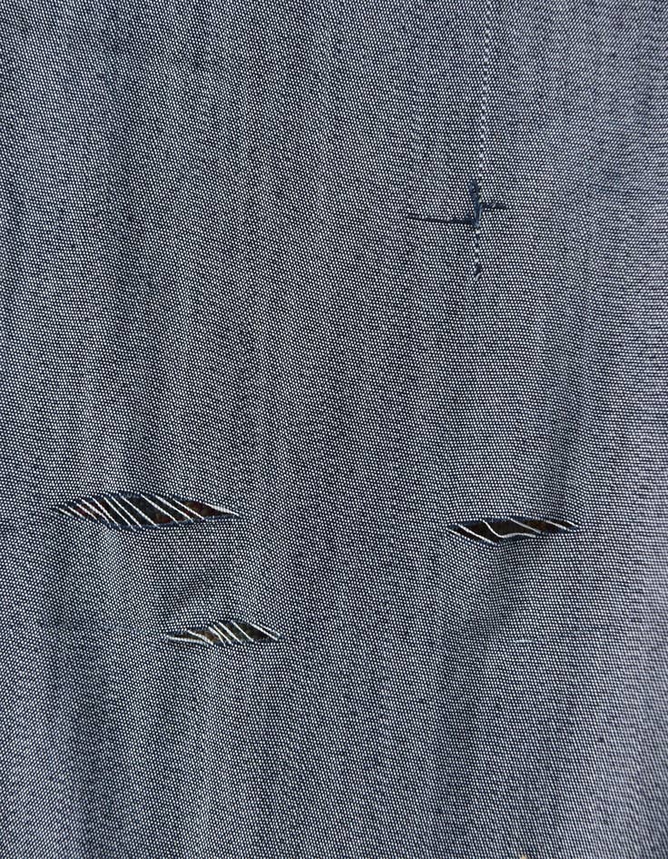 Detail image of 6' x 9' 8  Hand Woven Kilim Patchwork Wool Rug