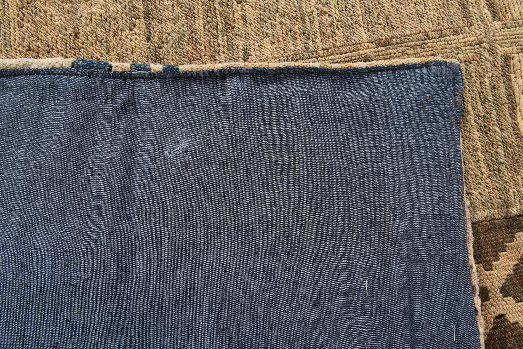 6' 5 x 9' 9 Hand Woven Kilim Patchwork Wool Rug