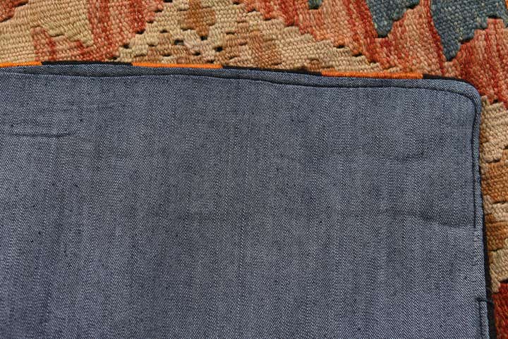 5' 8 x 7' 8 Hand Woven Kilim Patchwork Wool Rug