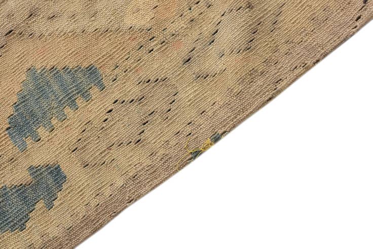 Detail image of 5' 4 x 8' Hand Woven Kilim Patchwork Wool Rug