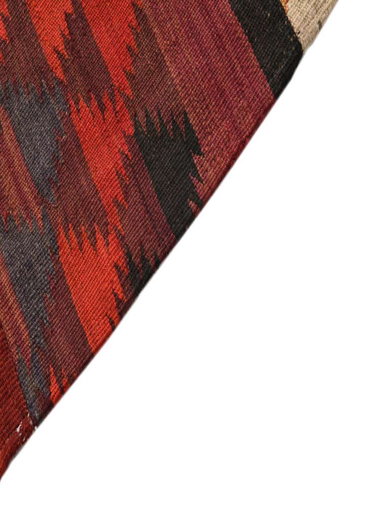 5' 6 x 7' 9 Hand Woven Kilim Patchwork Wool Rug