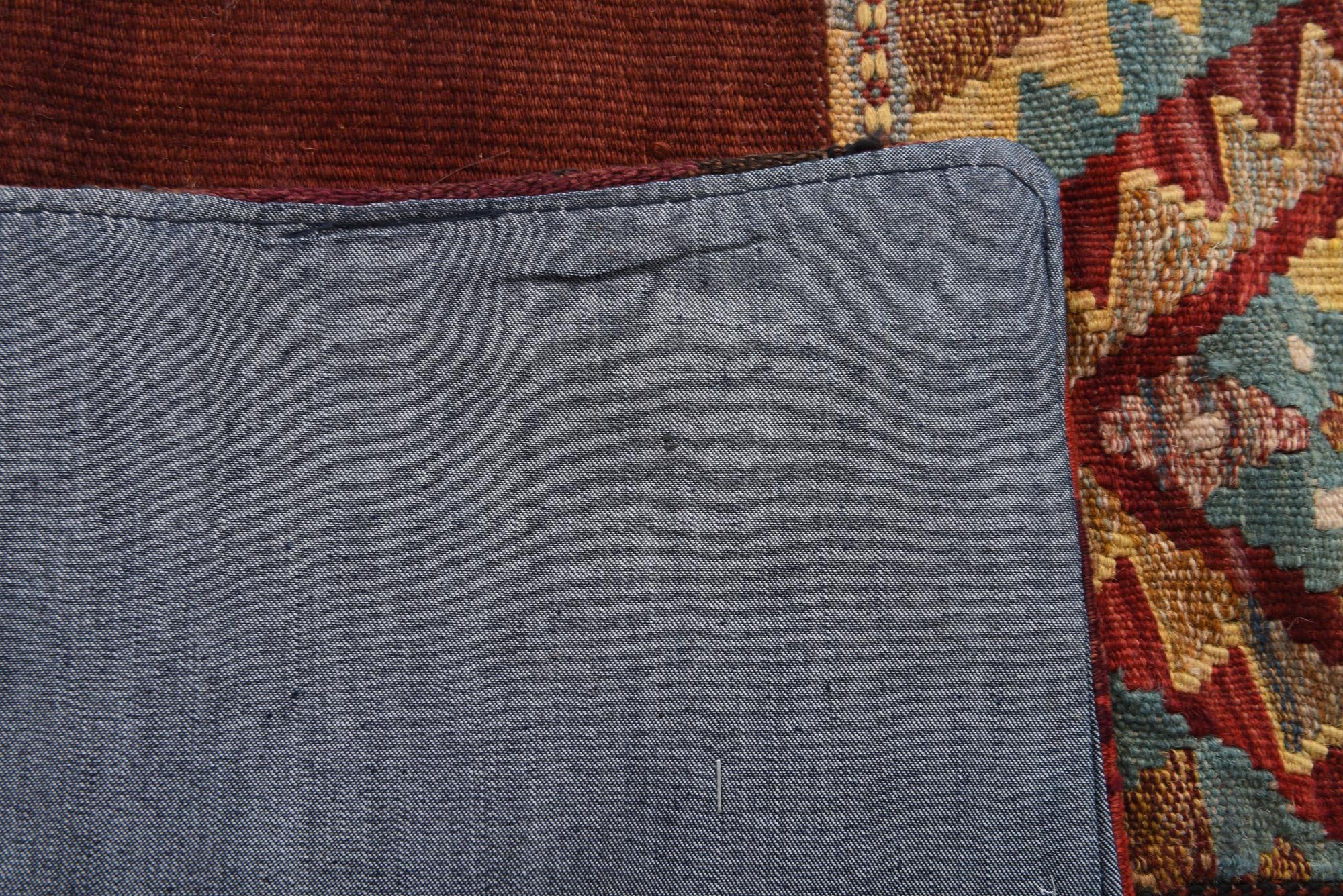 4' x 6' Hand Woven Kilim Patchwork Wool Rug