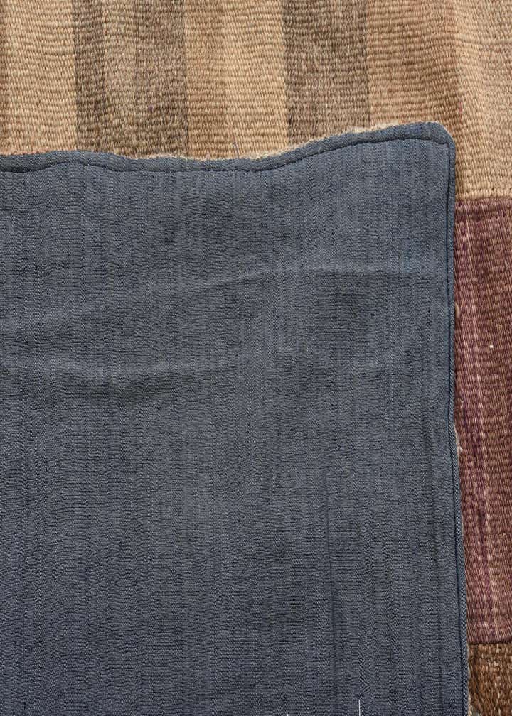 5' 3 x 8' Hand Woven Kilim Patchwork Wool Rug