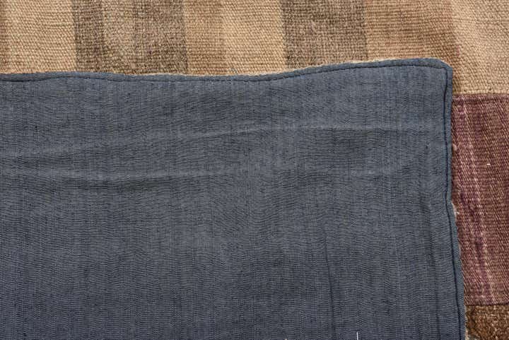 5' 3 x 8' Hand Woven Kilim Patchwork Wool Rug