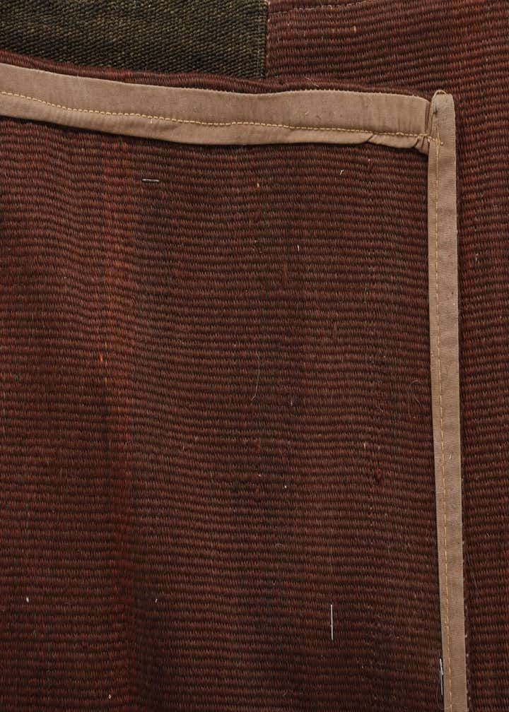 9' 2 x 13' 2 Hand Woven Kilim Patchwork Wool Rug