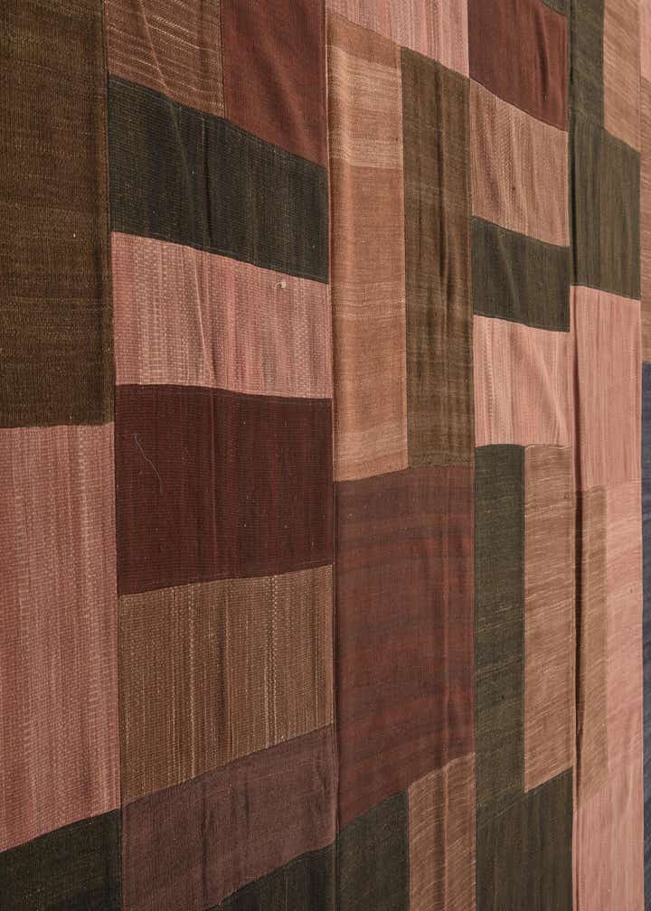 9' 2 x 13' 2 Hand Woven Kilim Patchwork Wool Rug