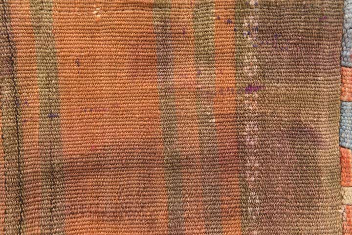 3' 4 x 5' 2 Hand Woven Kilim Patchwork Wool Rug