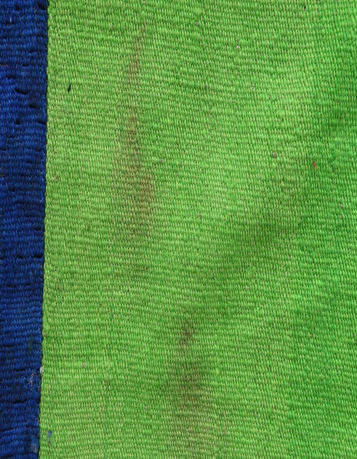 Detail image of 5' 6 x 8'  Hand Woven Kilim Patchwork Wool Rug