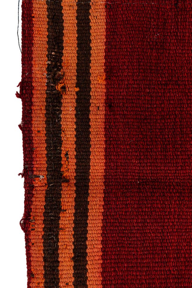 Detail image of 5' 10 x 8' 1 Hand Woven Kilim Patchwork Wool Rug