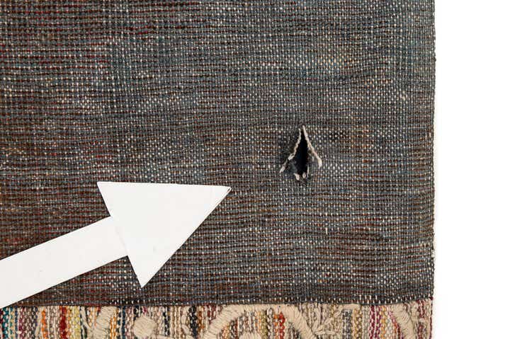 7' 2 x 10' Hand Woven Kilim Patchwork Wool Rug