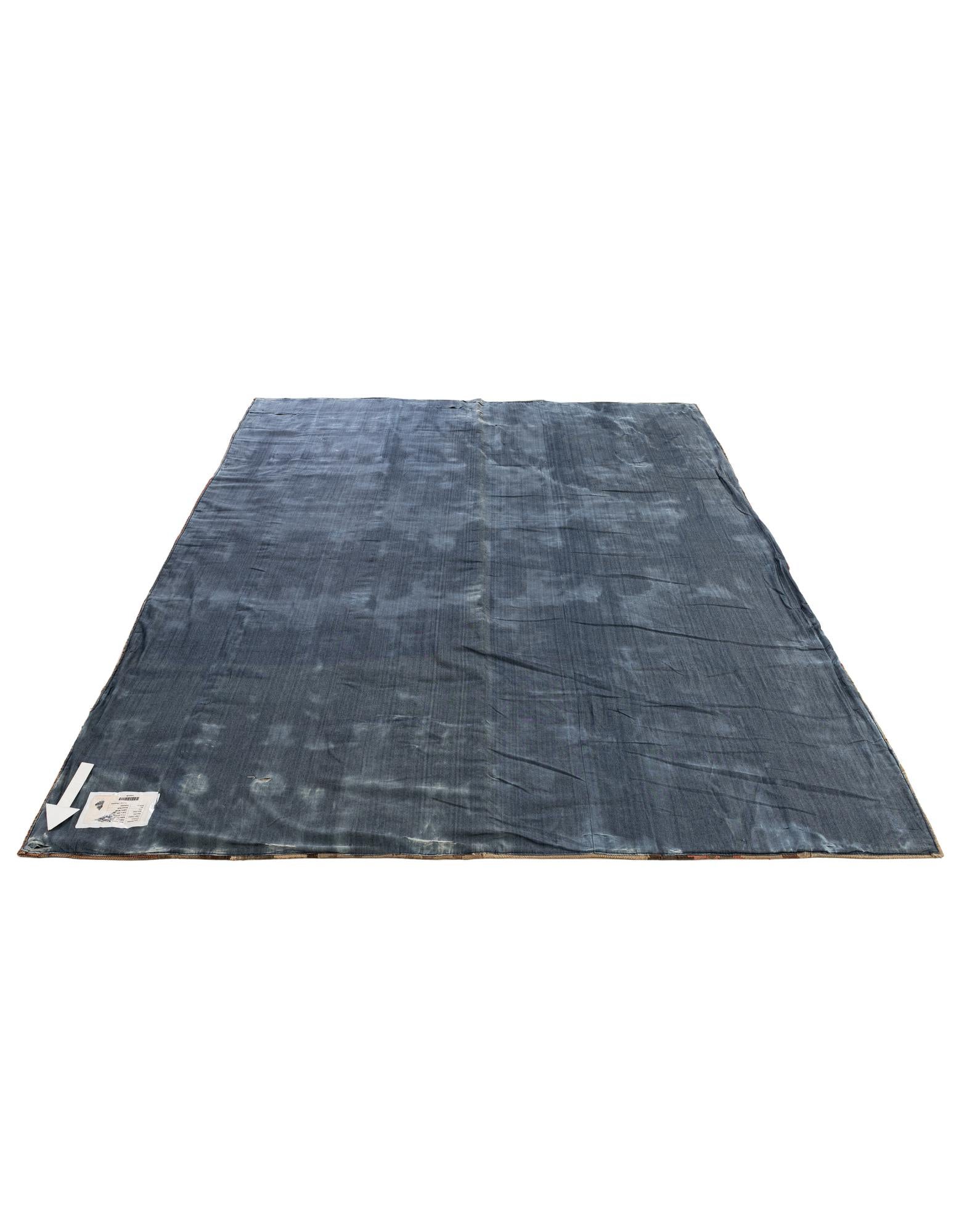 7' 2 x 10' Hand Woven Kilim Patchwork Wool Rug