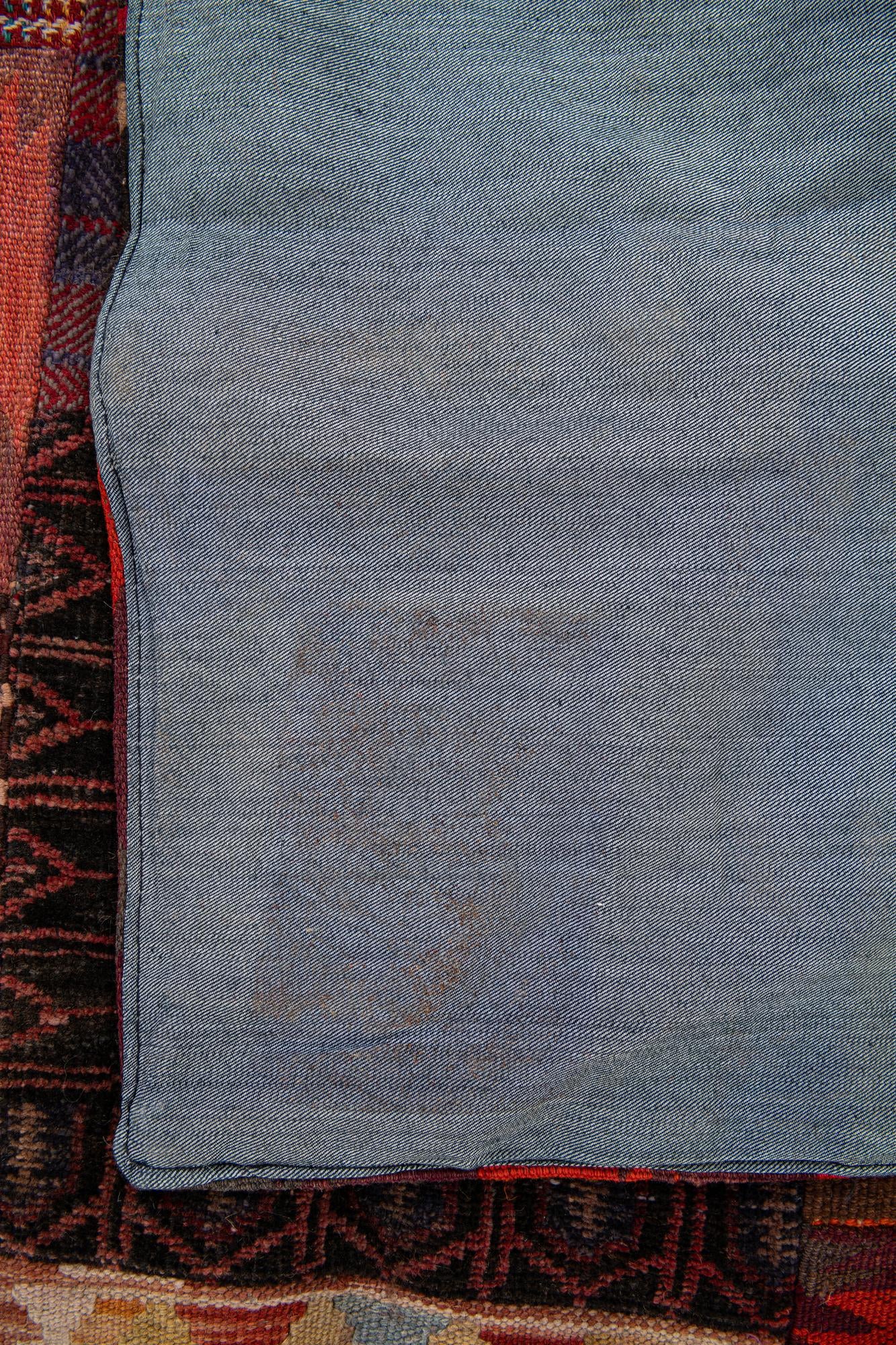 5' x 6' 8 Hand Knotted Kilim Patchwork Wool Rug